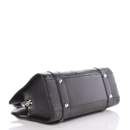 Christian Dior Calfskin Cannage Perforated Small Lady Dior East West Black 4 of 13