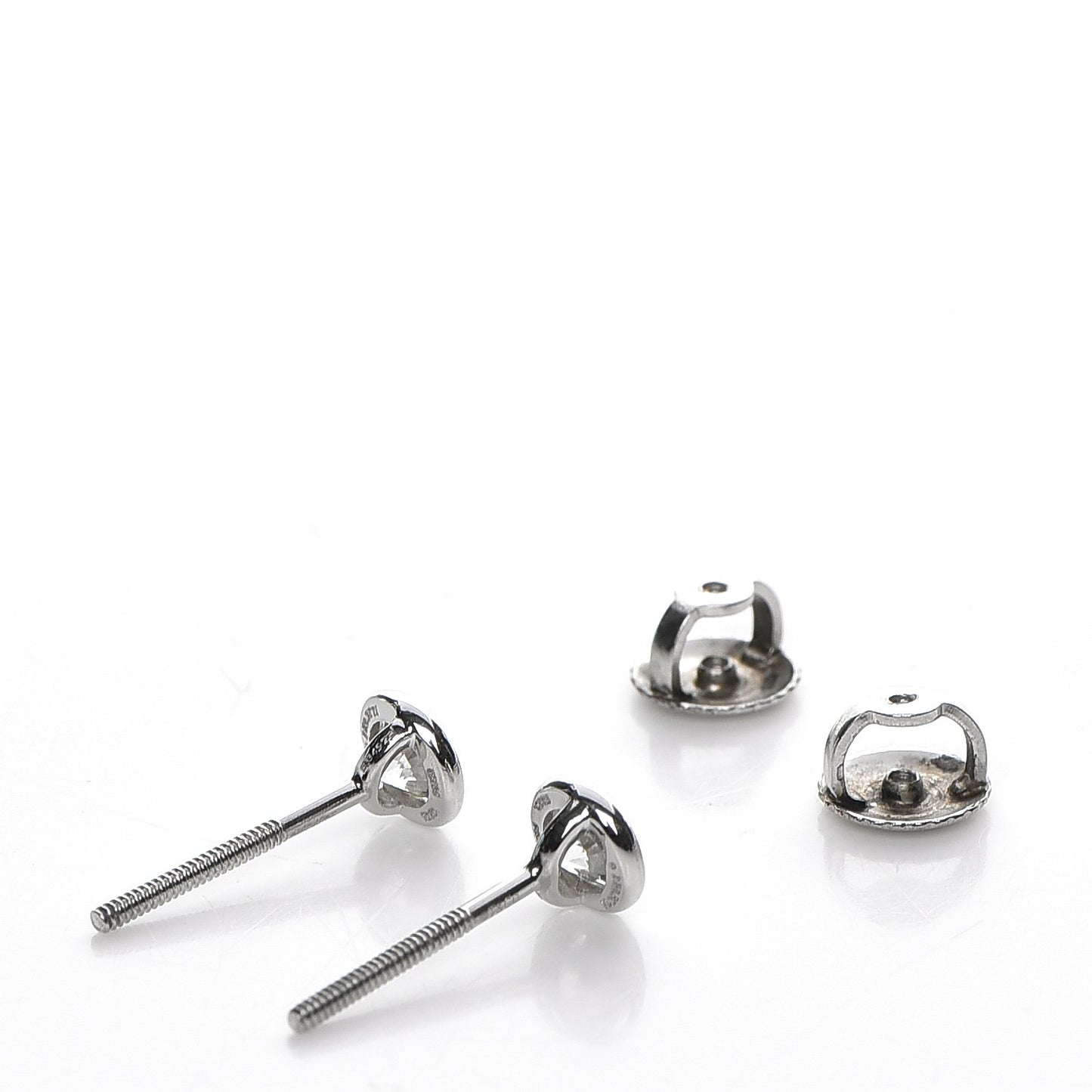 Platinum Diamond .34ctw Elsa Peretti Diamonds By The Yard Earrings