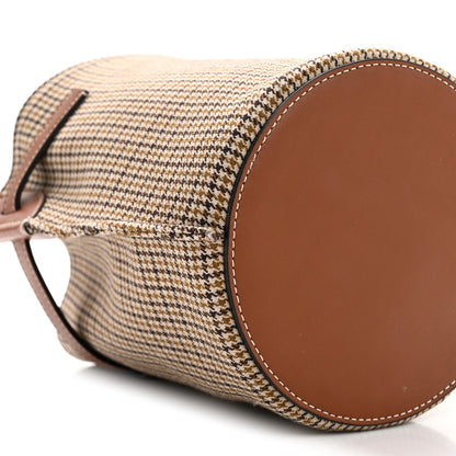 Celine Smooth Calfskin Tweed Nano Big Bag Bucket Tan 10 of 12