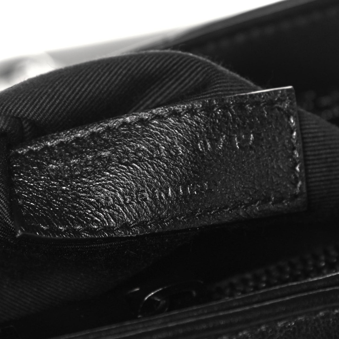 Calfskin Y Quilted Monogram Medium Loulou Chain Satchel Black