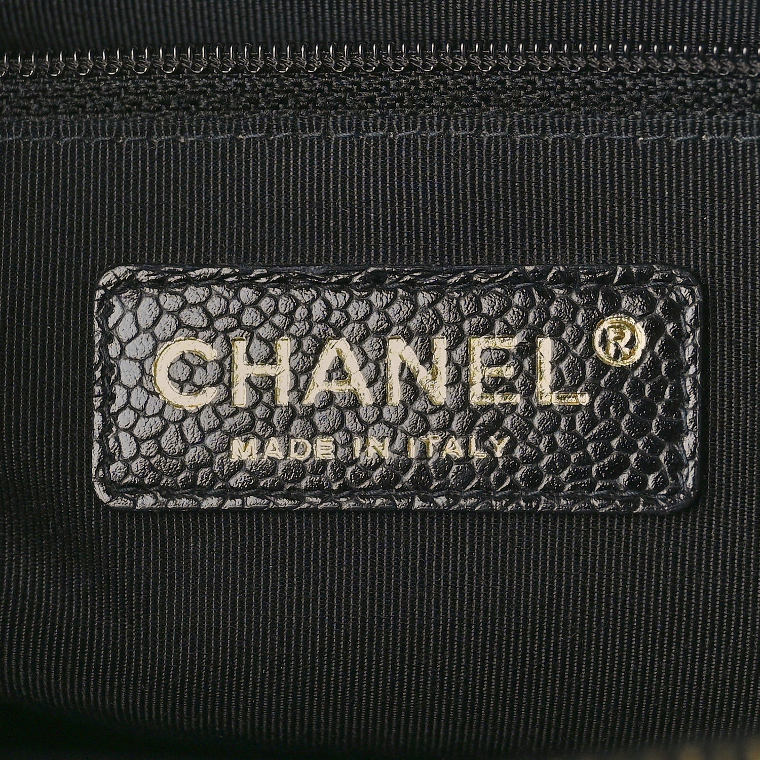Chanel Caviar Quilted Grand Shopping Tote GST Black 7 of 10