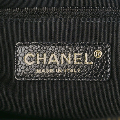 Chanel Caviar Quilted Grand Shopping Tote GST Black 7 of 10