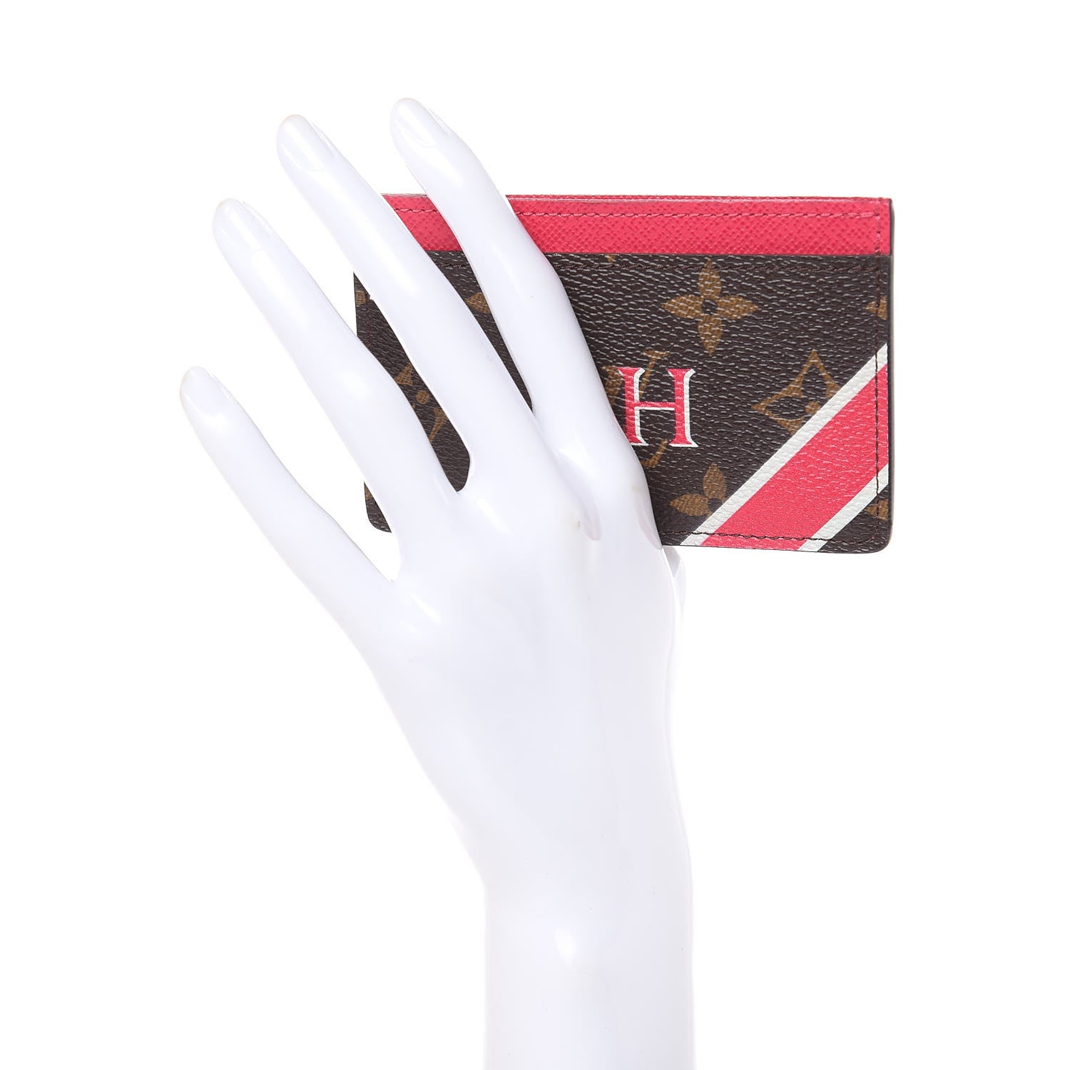 Louis Vuitton Monogram My LV Heritage Card Holder White Fuchsia 2 of 7