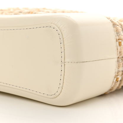 Chanel Tweed Calfskin Quilted Medium Gabrielle Hobo Beige Ivory 10 of 10