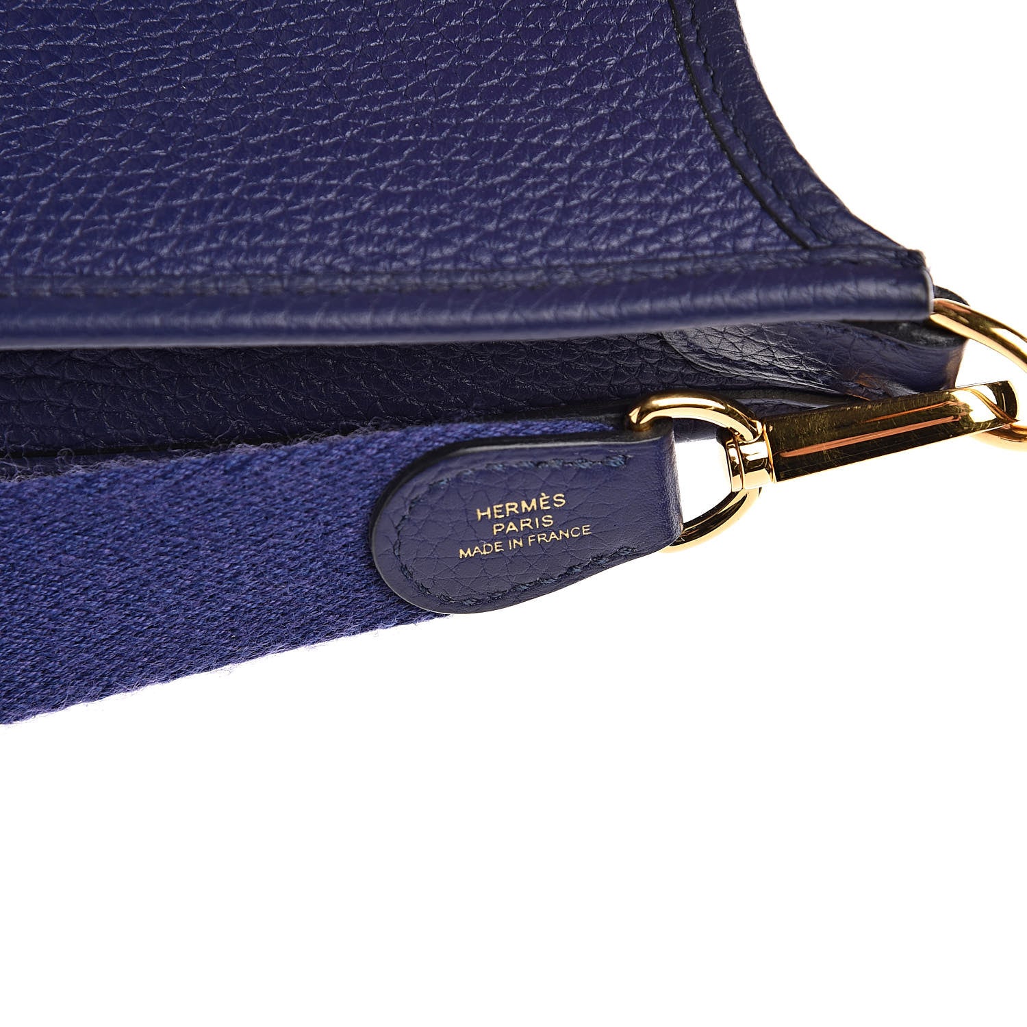 Hermes Taurillon Clemence Evelyne TPM Bleu Encre 7 of 12