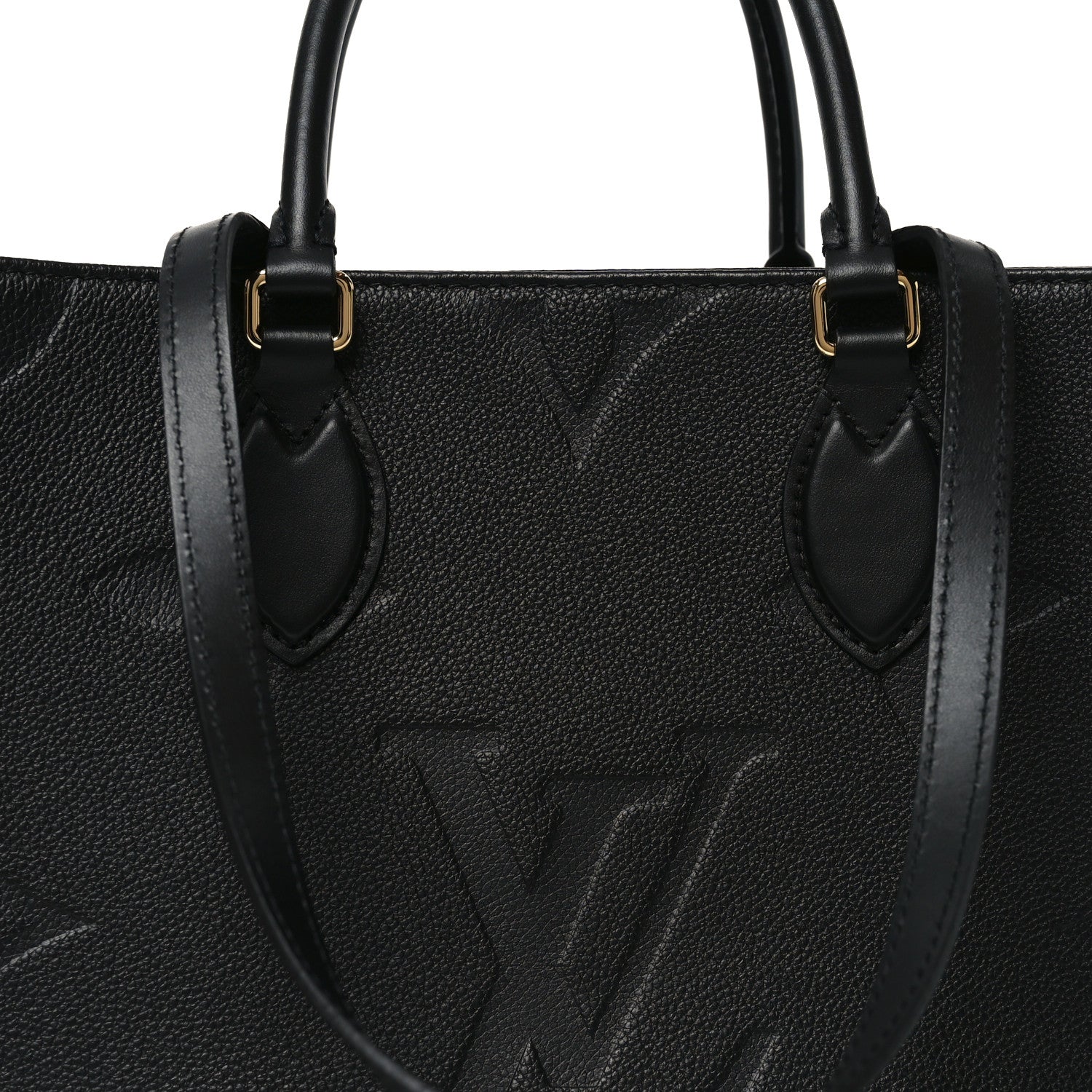 Louis Vuitton Empreinte Monogram Giant Onthego MM Black 7 of 9