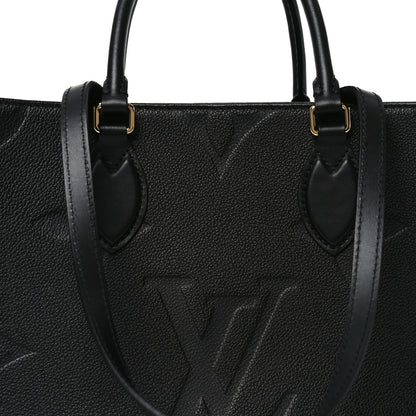 Louis Vuitton Empreinte Monogram Giant Onthego MM Black 7 of 9