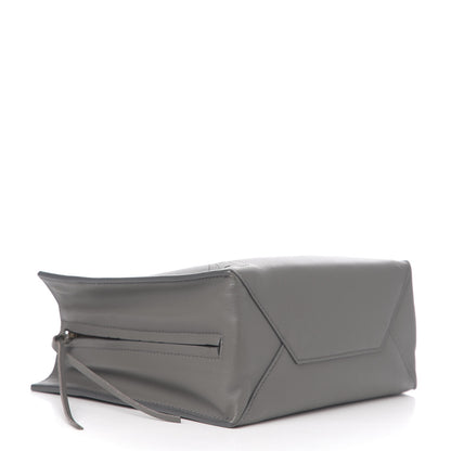 Balenciaga Calfskin Blackout Hardware Perforated Papier A6 Tote Gris Acier 3 of 9