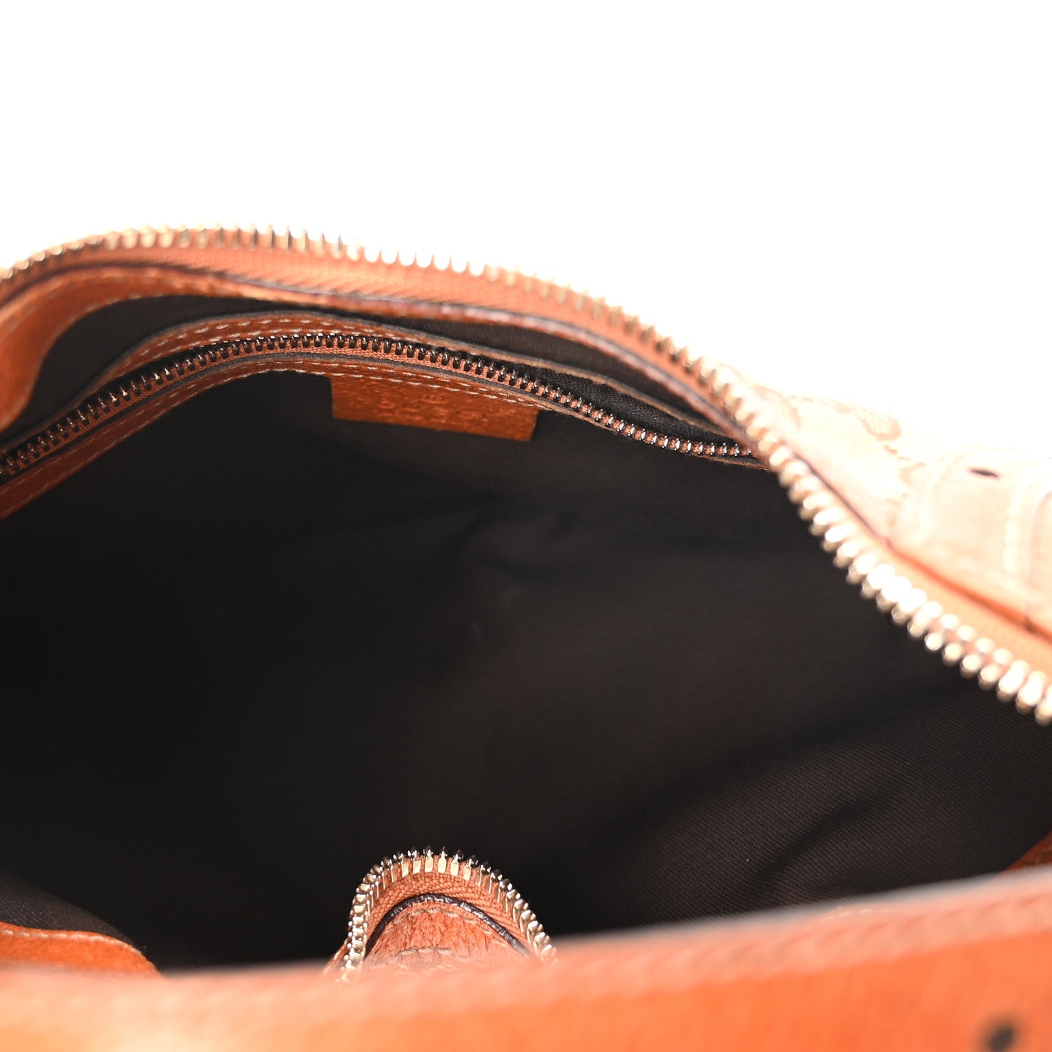Gucci Monogram Mini Glam Hobo Tan 5 of 10