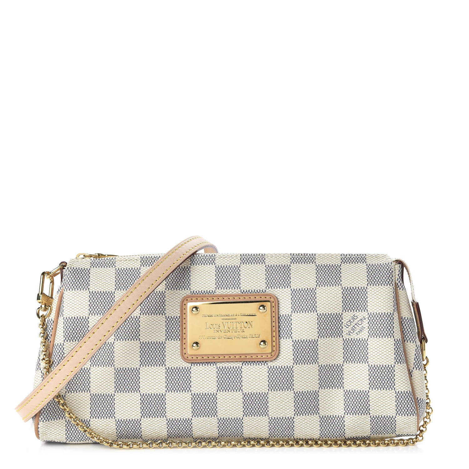 Louis Vuitton Damier Azur Eva Clutch 1 of 10