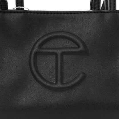 Telfar Vegan Leather Small Shopping Bag Black 9 of 11