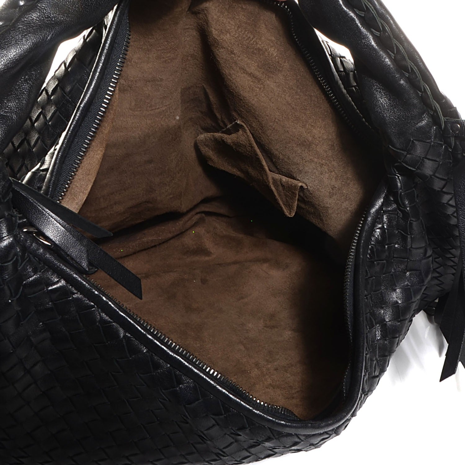 Bottega Veneta Nappa Intrecciato Veneta Maxi Fringed Hobo Nero Black 5 of 9
