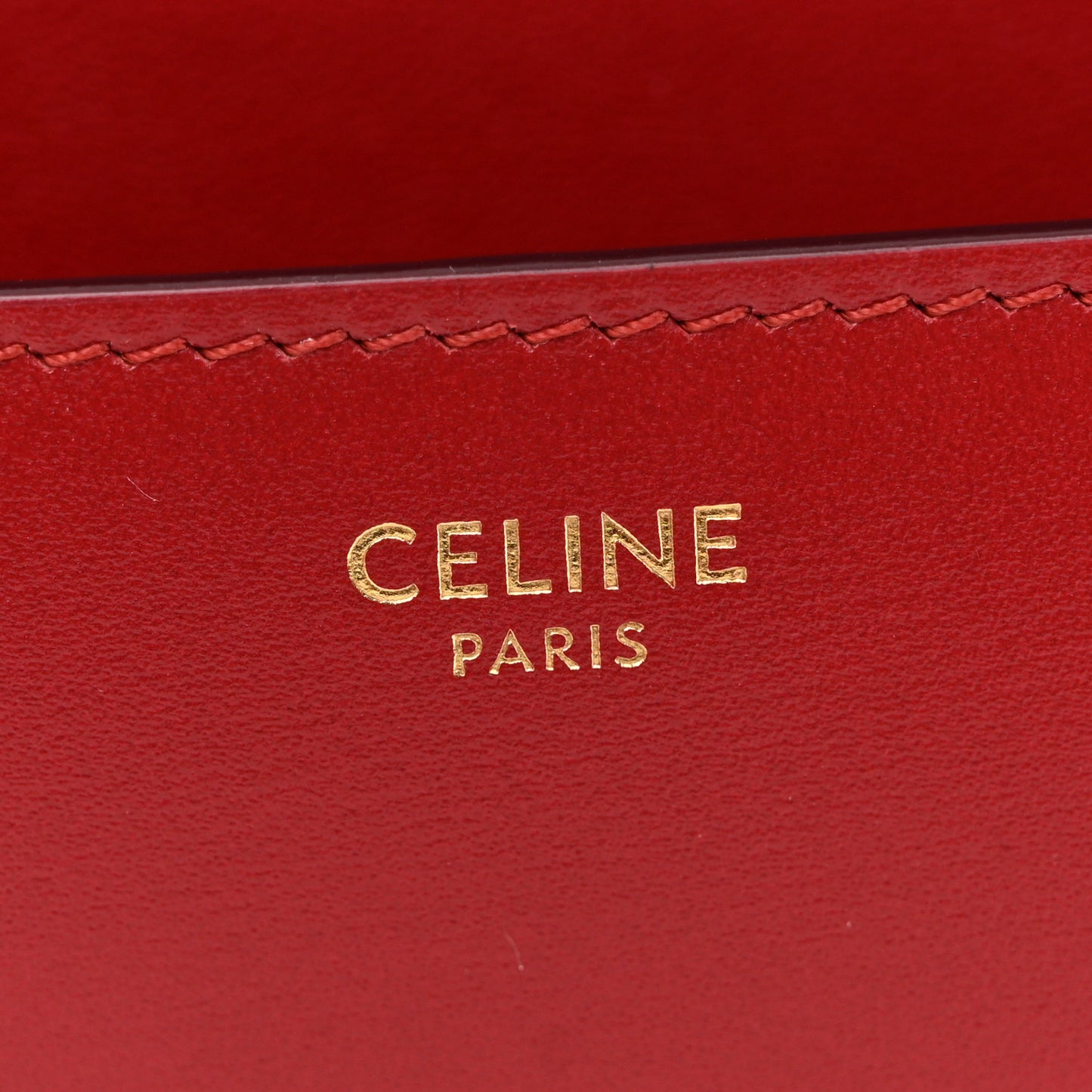 Box Calfskin Medium Classic Box Flap Bag Red