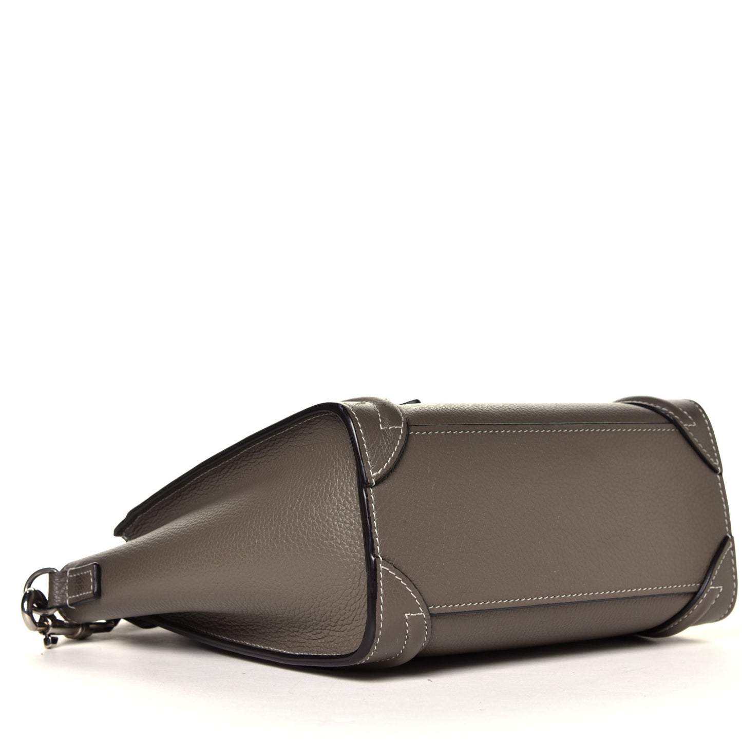 Drummed Calfskin Nano Luggage Souris