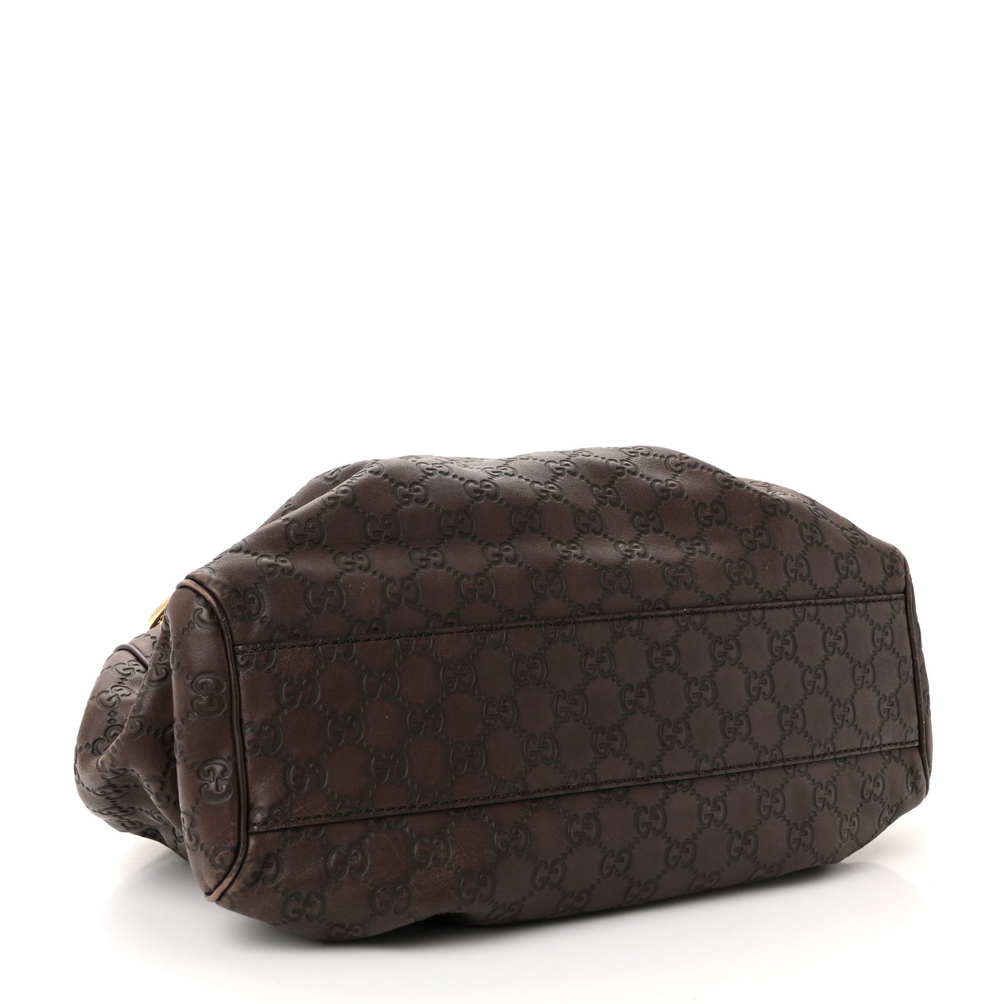Guccissima Medium Sukey Tote Chocolate