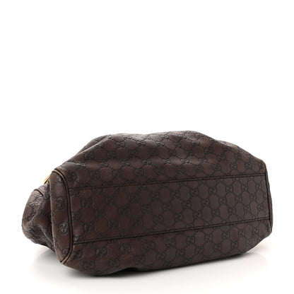 Gucci Guccissima Medium Sukey Tote Chocolate 4 of 9