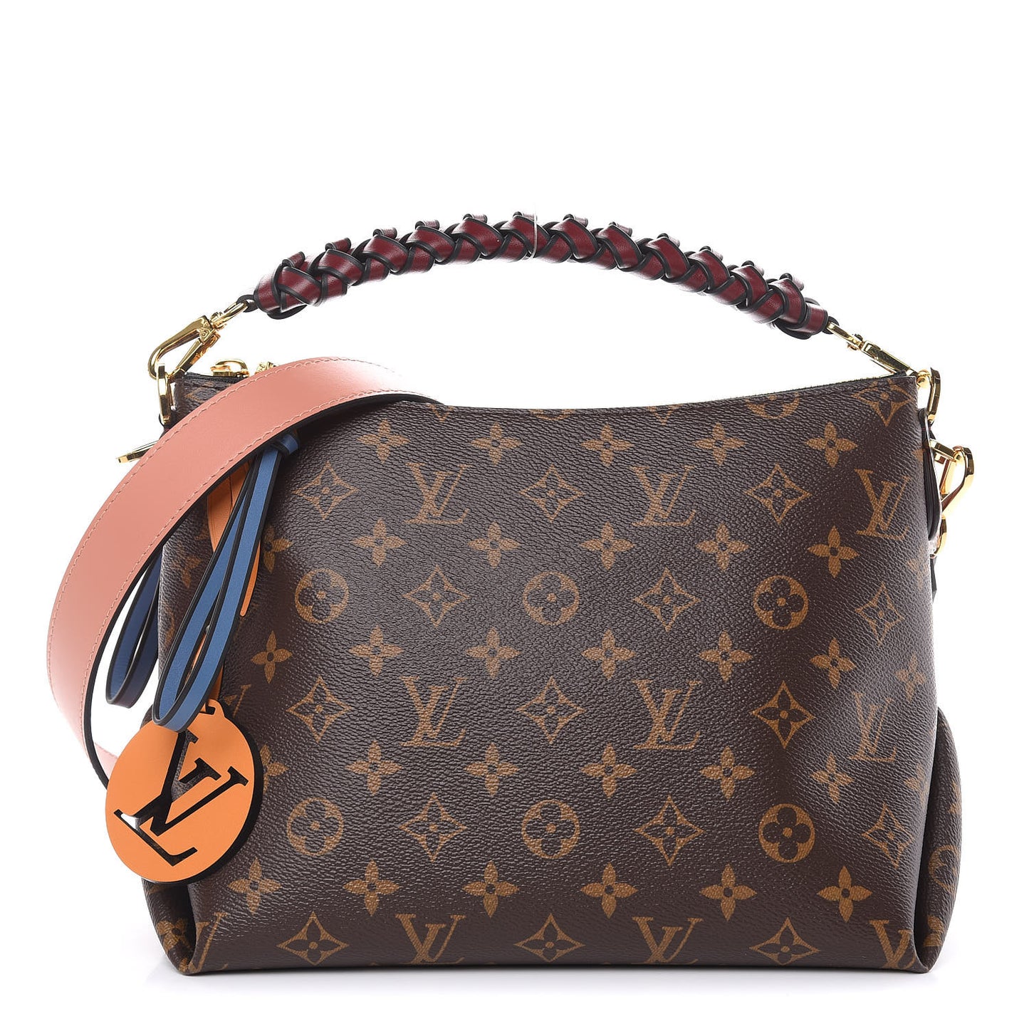 Monogram Beaubourg Hobo Mini Bordeaux Red Peach Safran Blue Jean Blue