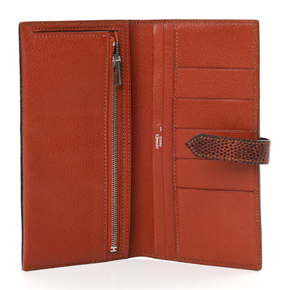 Hermes Lizard Bearn Wallet Etrusque 5 of 11