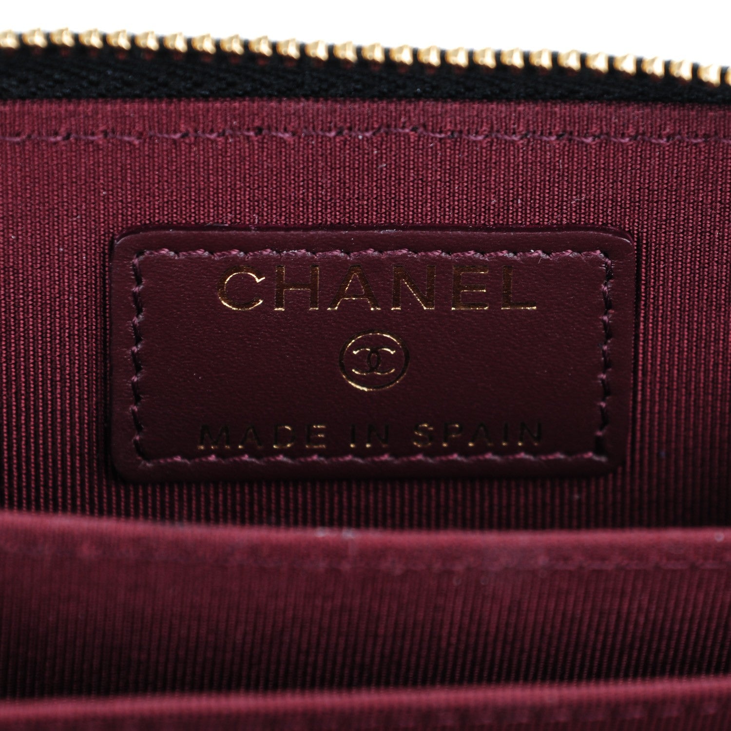 Chanel Caviar Quilted Zip Coin Purse Black 6 of 7