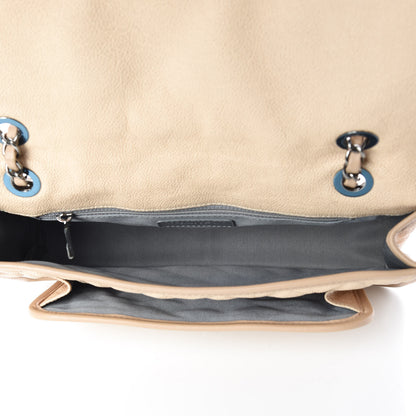 Chanel Caviar Quilted Medium French Riviera Flap Beige 7 of 10