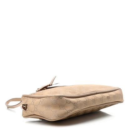 Gucci Monogram Satchel Beige 3 of 4