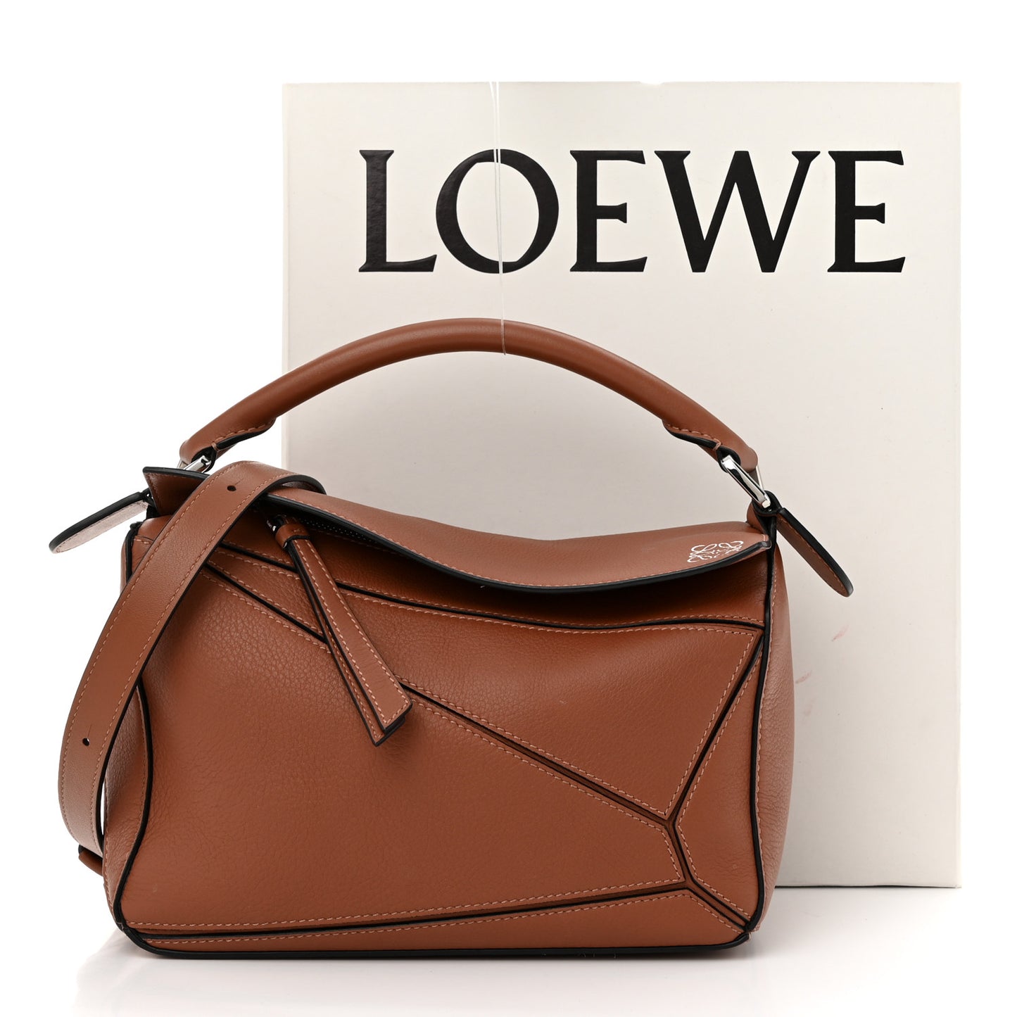 Calfskin Small Puzzle Bag Tan