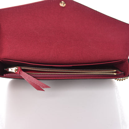 Louis Vuitton Monogram Pochette Felicie Chain Wallet Fuchsia 6 of 15