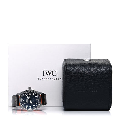 IWC Stainless Steel Calfskin 40mm Pilot Mark XVIII Edition Le Petit Prince Automatic Watch Blue IW327010 5 of 5
