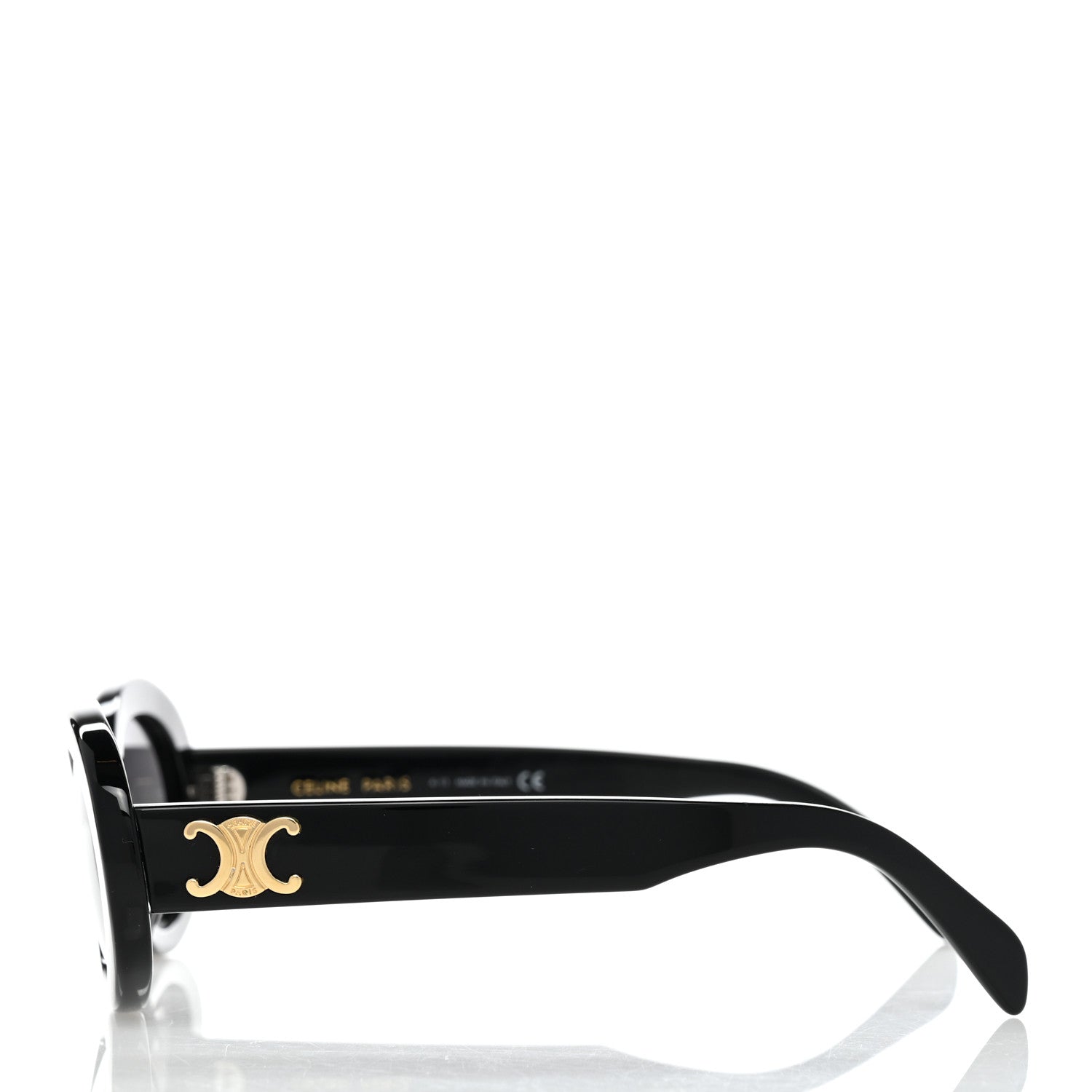 Celine Acetate Triomphe 01 Sunglasses CL 40194U Black 3 of 7