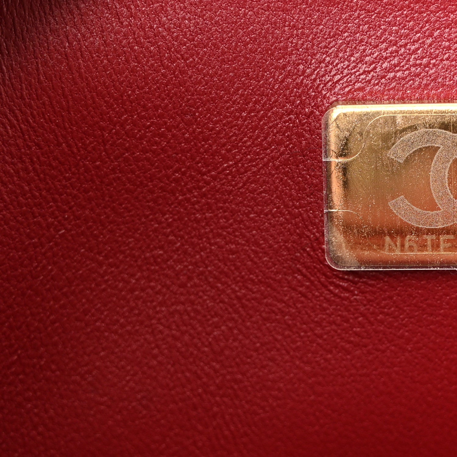 Chanel Lambskin Quilted Mini Top Handle Rectangular Flap Dark Red 7 of 10