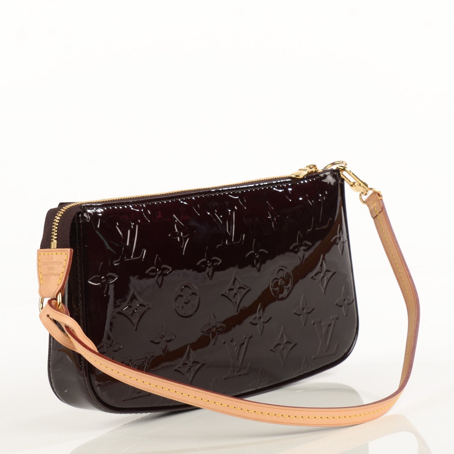 Louis Vuitton Vernis Pochette Accessories NM Amarante 3 of 7