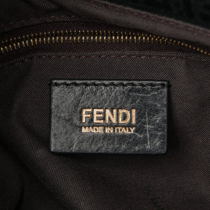 Fendi Zucchino Spalmati Vitello Forever Mama Baguette Black 6 of 7