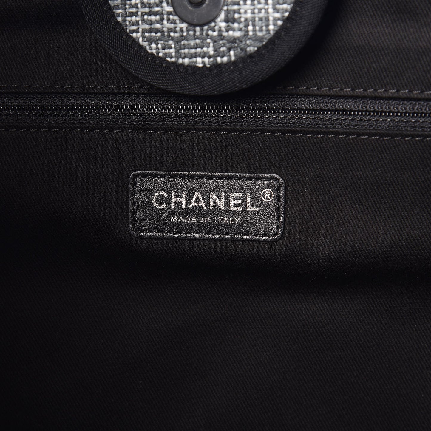 Canvas Large Deauville Tote Charcoal