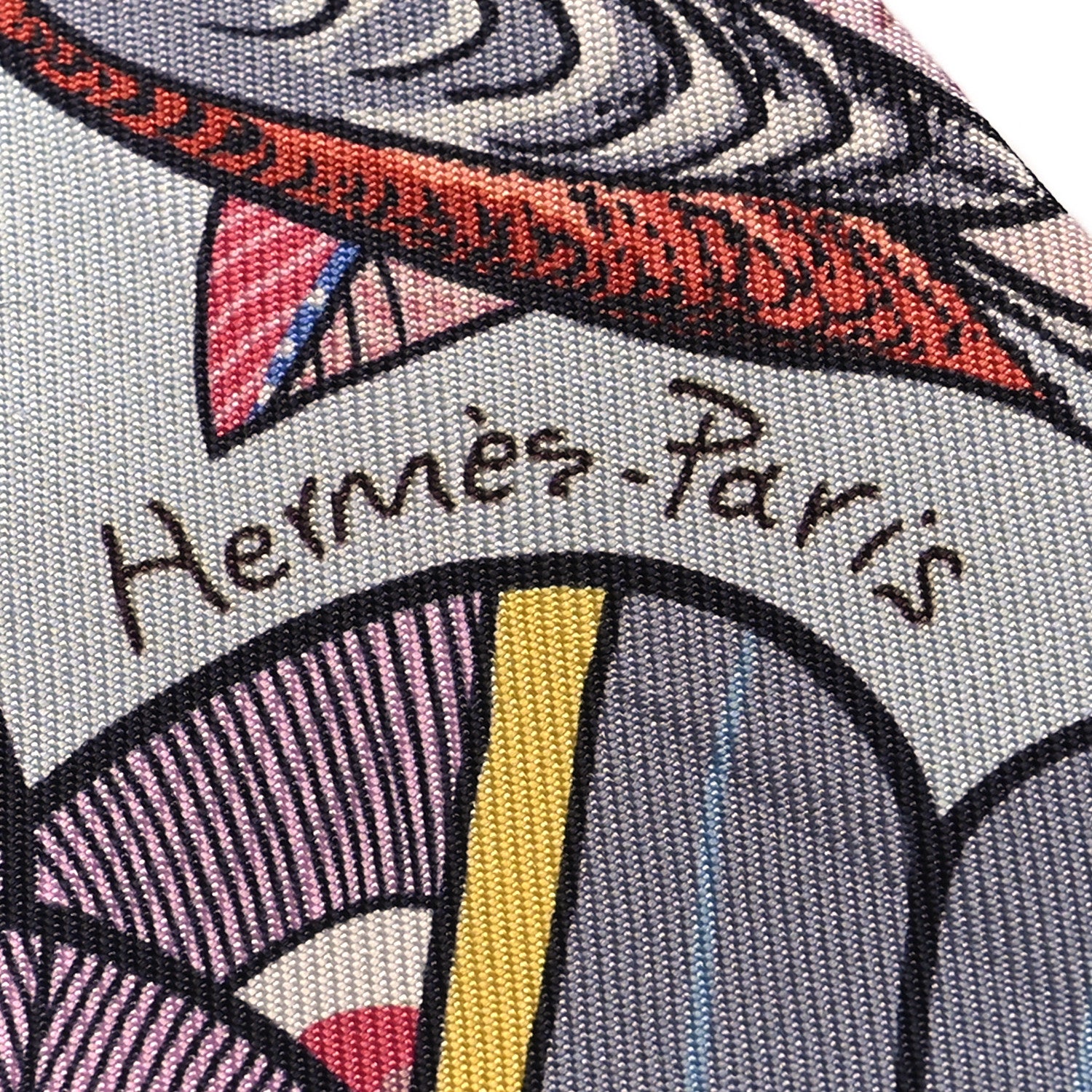 Hermes Silk Tree Of Song Twilly Bleu Pale Rose Blue Jean 4 of 4