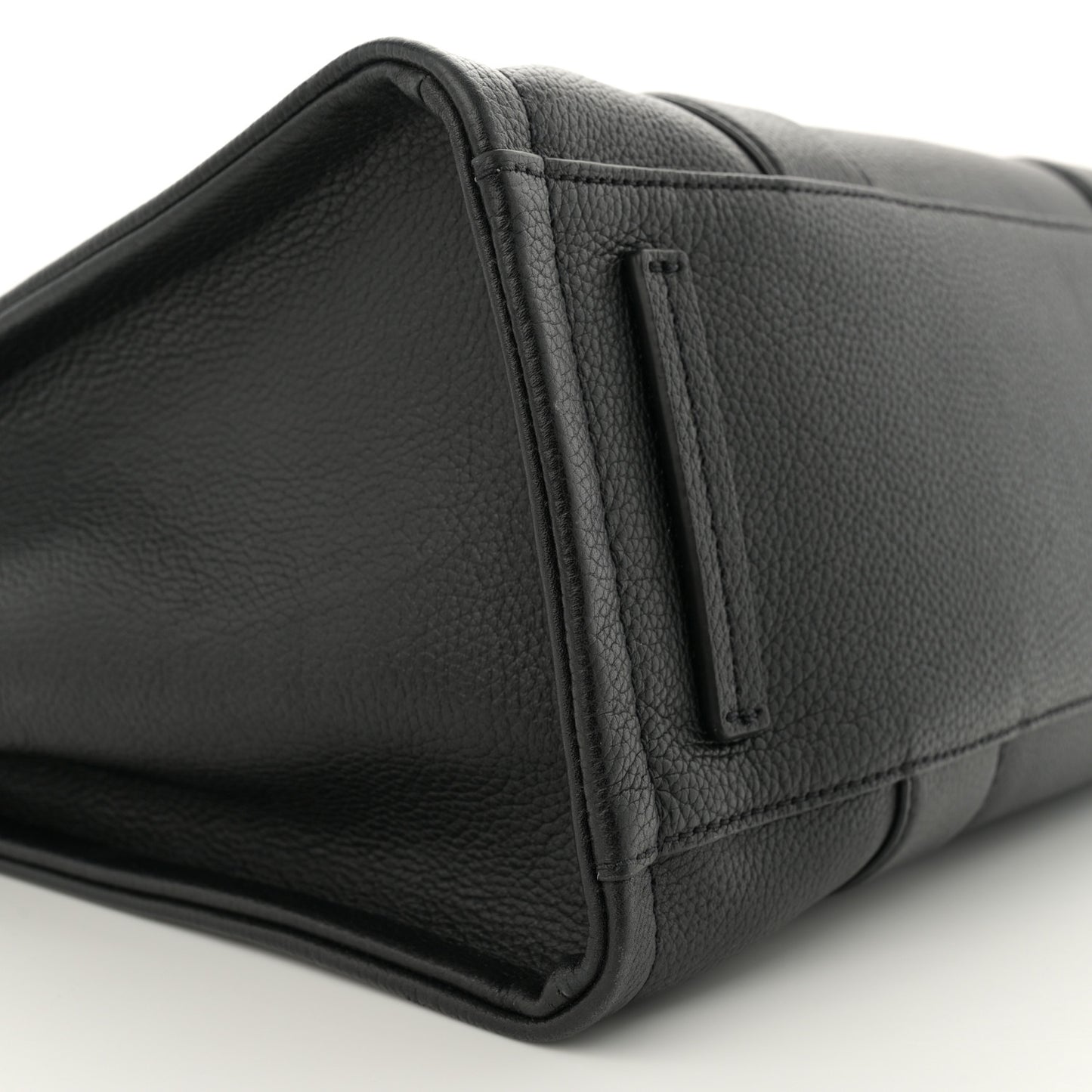 Grained Calfskin Large The Tote Bag Black