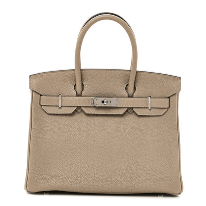 Hermes Togo BIRKIN 30 Gris Tourterelle 1 of 11