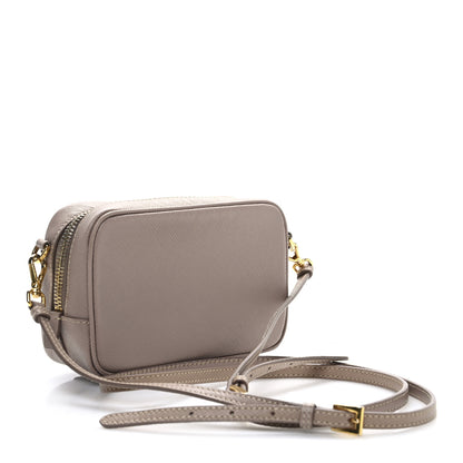 Prada Saffiano Mini Camera Crossbody Bag Cammeo 3 of 13