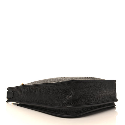 Hermes Taurillon Clemence Evelyne III PM Black 4 of 9