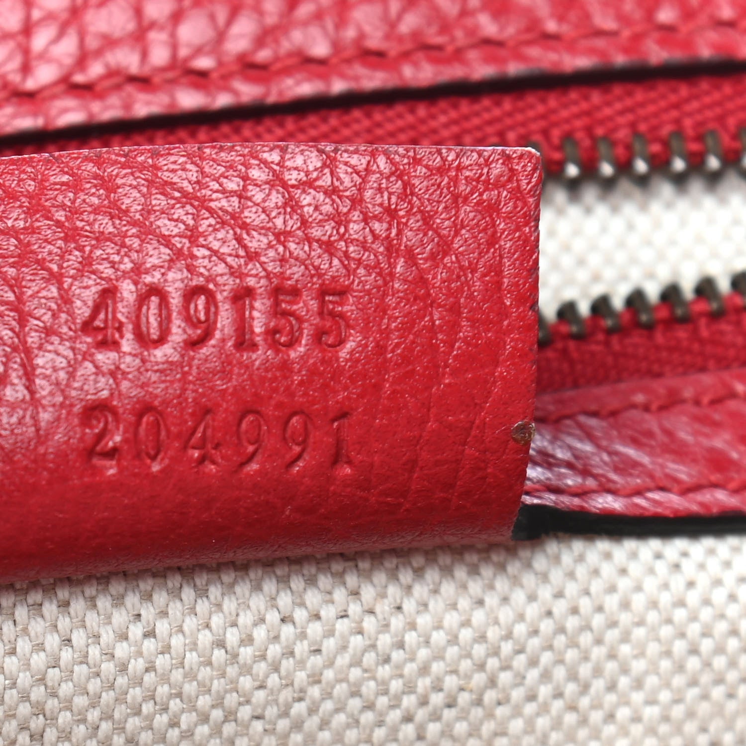 Gucci Calfskin Feline Medium GG Marmont Top Handle Bag Vulcanic Red 7 of 10
