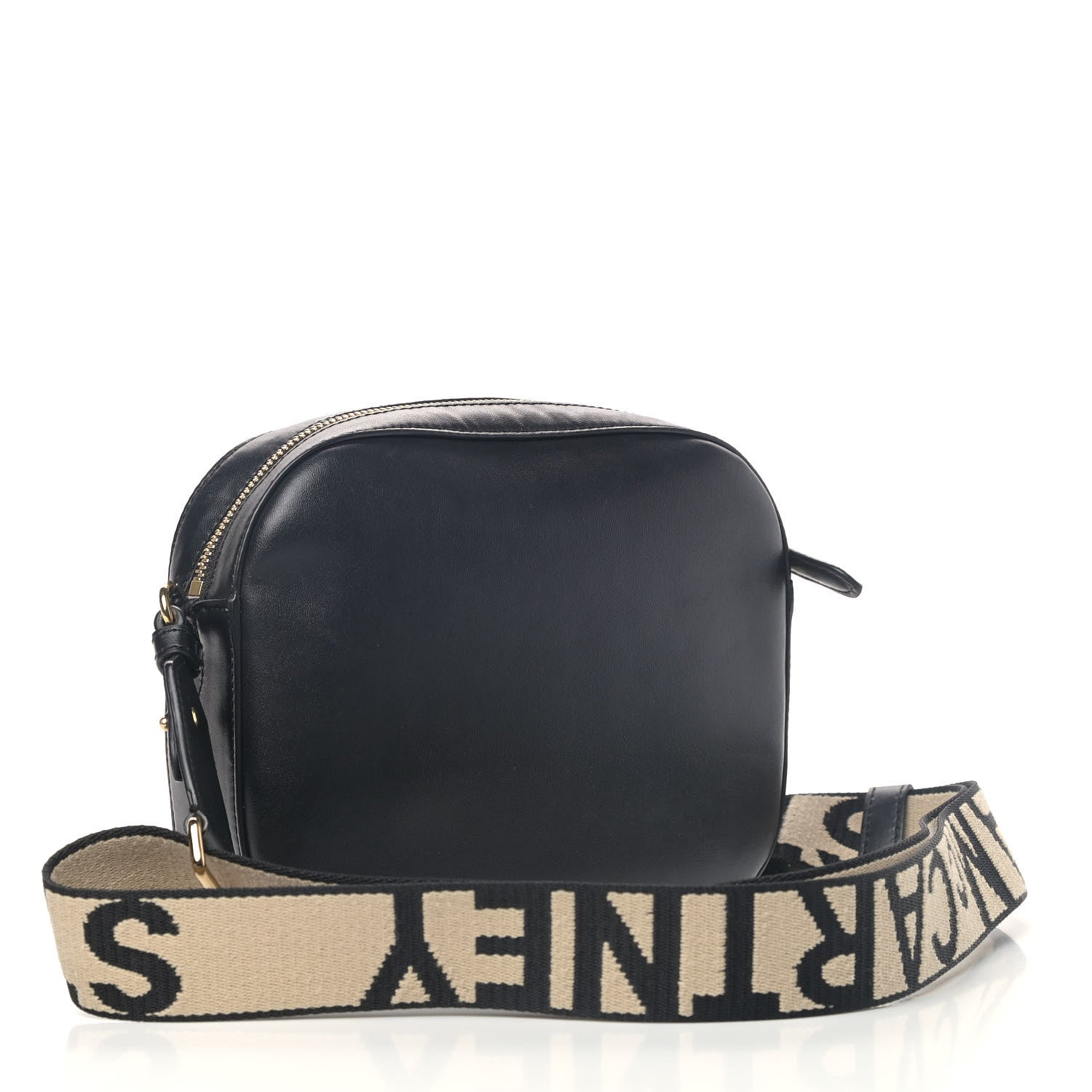 Stella McCartney Eco Alter Nappa Perforated Logo Mini Bag Black 2 of 6