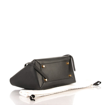 Celine Baby Grained Calfskin Mini Belt Bag Black 4 of 9