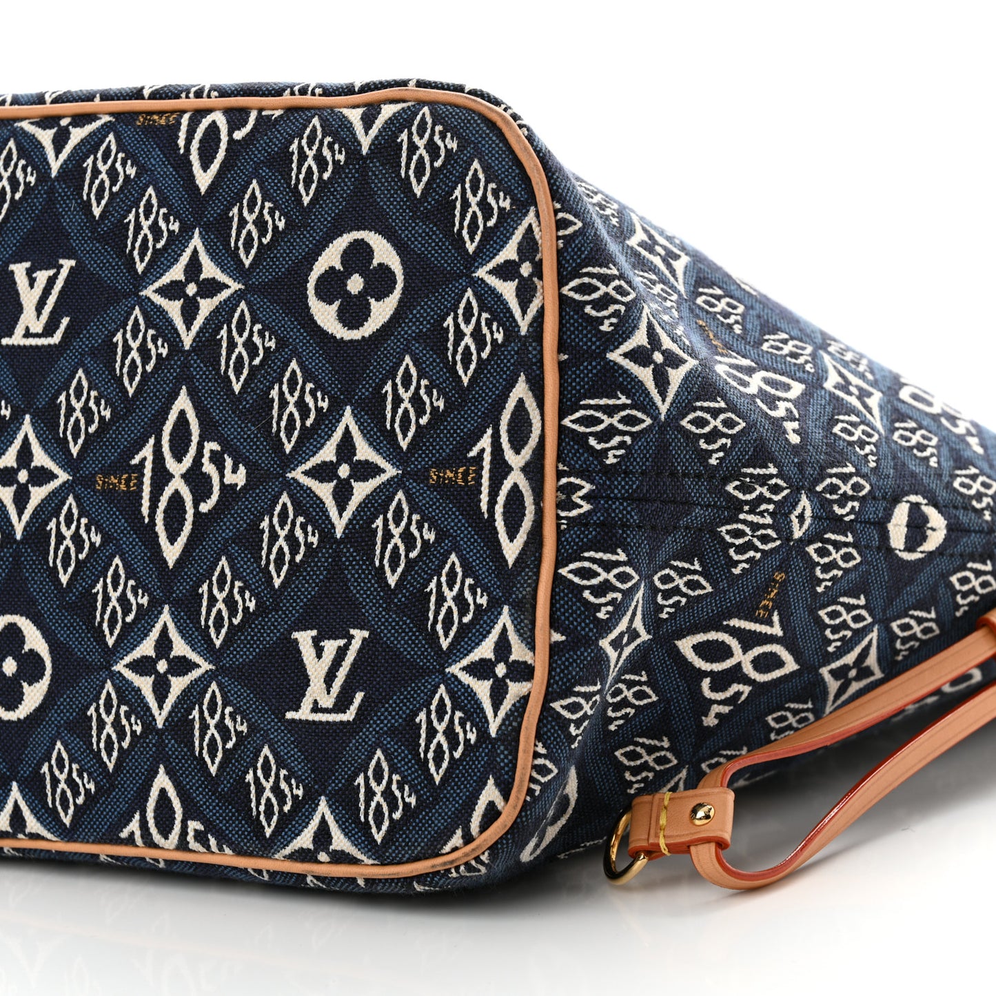 Jacquard Since 1854 Neverfull MM Blue