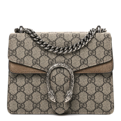 Gucci GG Supreme Monogram Mini Dionysus Shoulder Bag Taupe 1 of 10