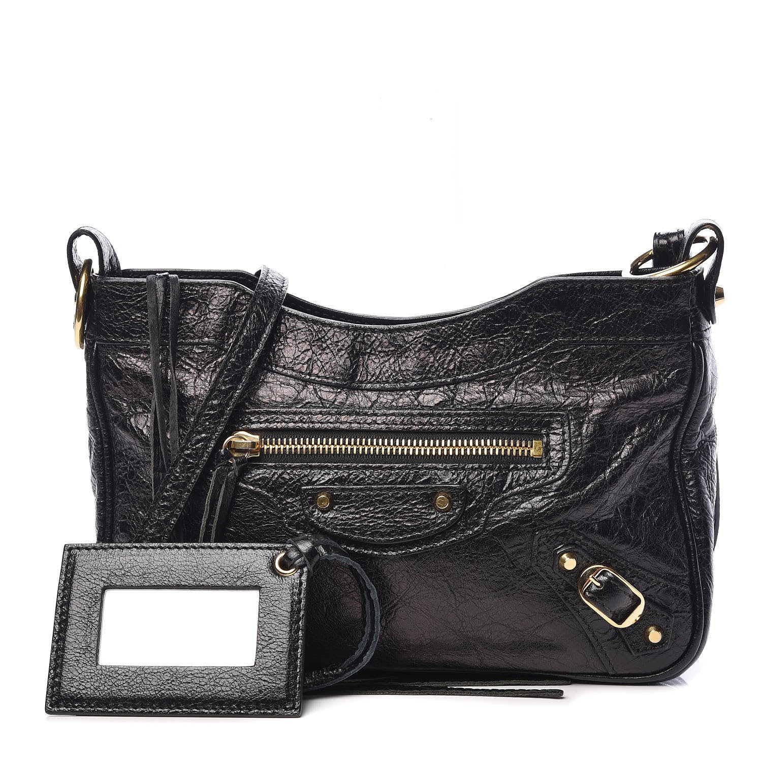 Balenciaga Agneau Classic Gold Hardware Hip Black 1 of 10