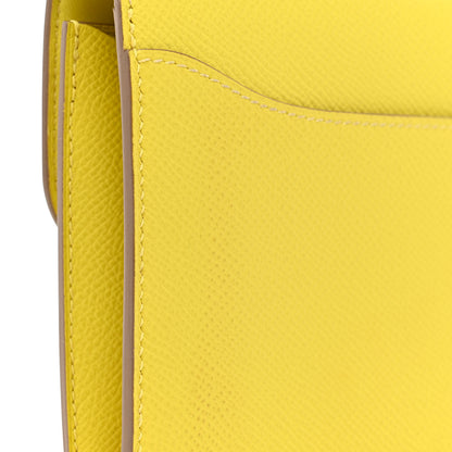 Hermes Epsom Constance Long Wallet Lime 9 of 10