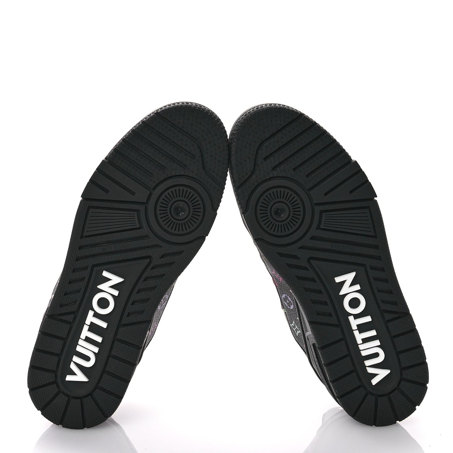 LV X TM Calfskin Monogram Multicolor LV Trainer Sneakers 36 Black