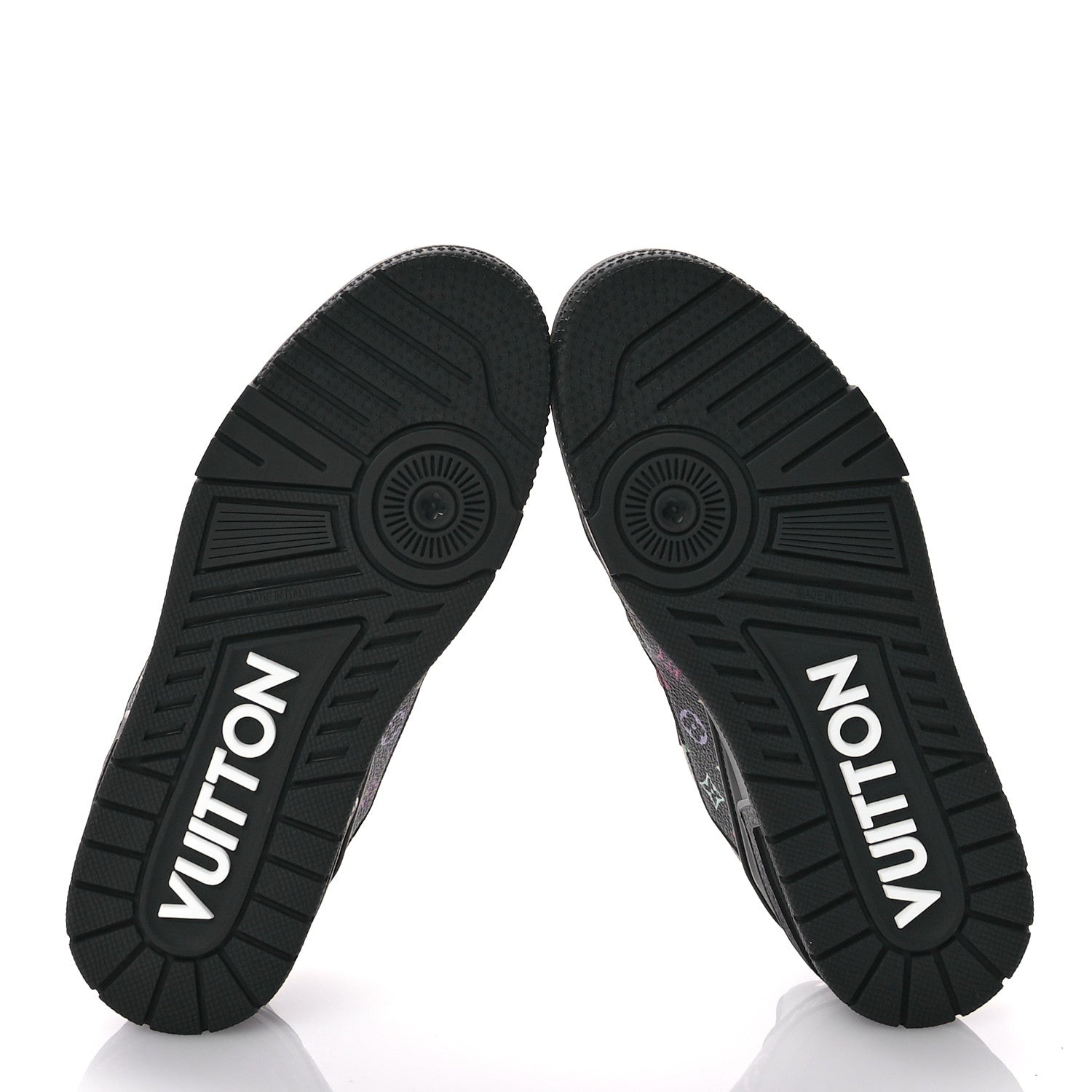 Louis Vuitton LV X TM Calfskin Monogram Multicolor LV Trainer Sneakers 36 Black 5 of 9