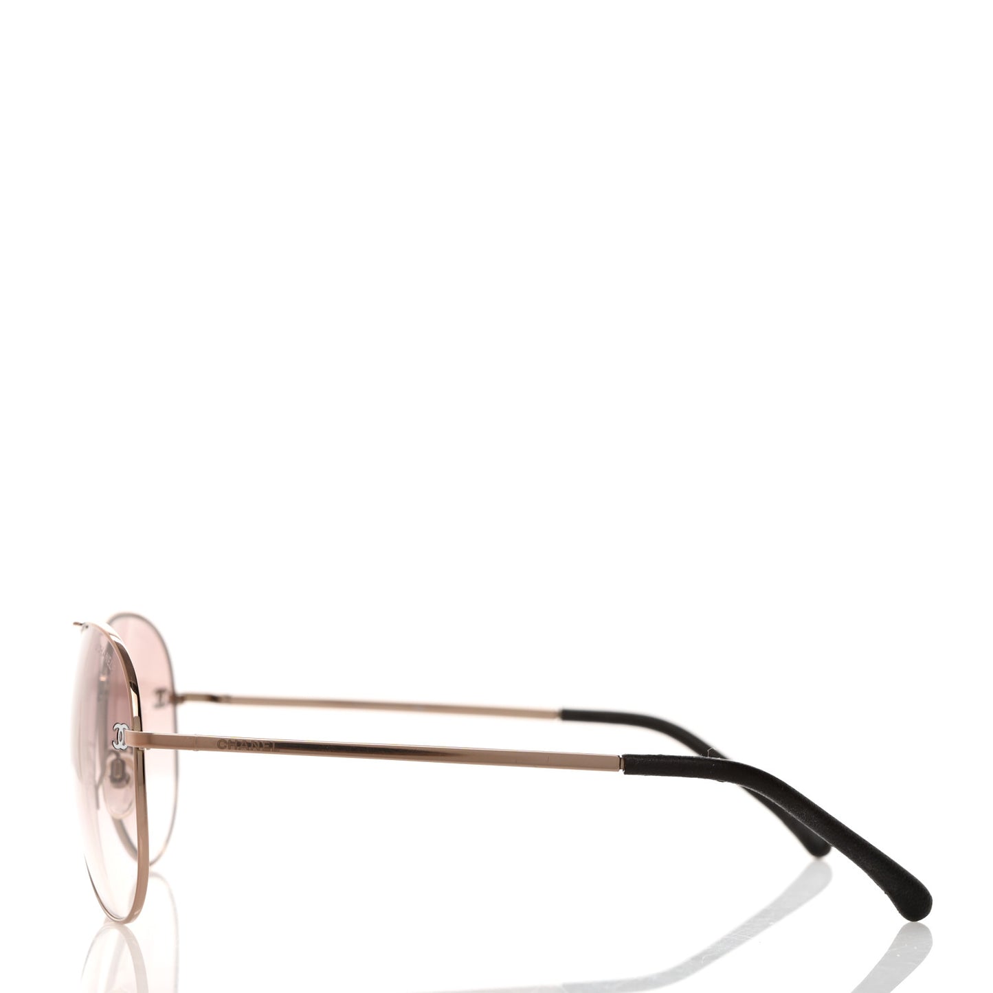 Metal Aviator CC Sunglasses 4189-T-Q Rose
