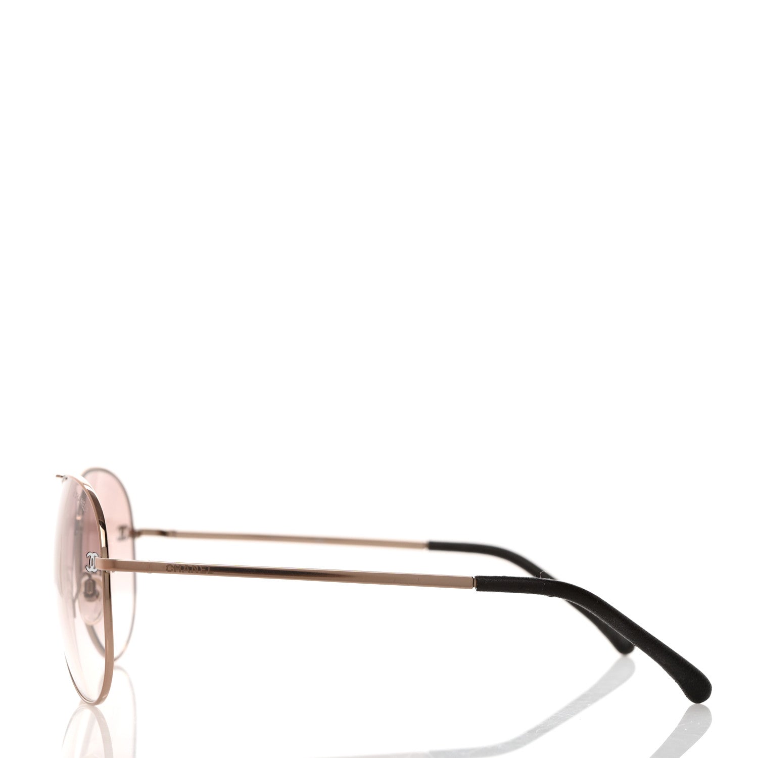 Chanel Metal Aviator CC Sunglasses 4189-T-Q Rose 3 of 8