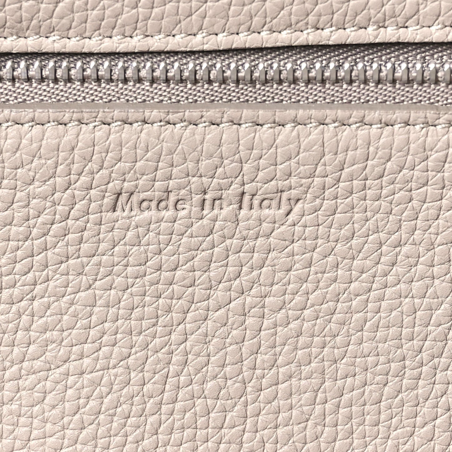 Supple Grained Calfskin Medium Big Bag Light Taupe